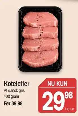 ABC Lavpris Koteletter tilbud