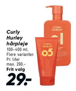Bilka Curly Hurley hårpleje tilbud