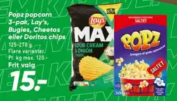 Bilka Popz popcorn / chips (varianter) tilbud