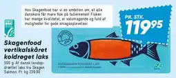 Bilka Skagenfood vertikalskåret koldrøget laks tilbud