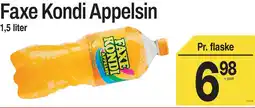 ABC Lavpris Faxe Kondi Appelsin tilbud