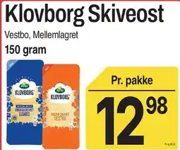 ABC Lavpris Klovborg Skiveost tilbud