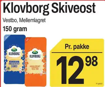 ABC Lavpris Klovborg Skiveost tilbud