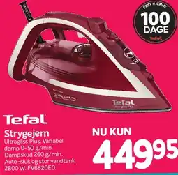 Din Isenkræmmer Tefal Strygejern (rød) tilbud