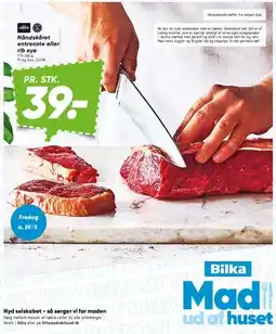 Bilka Håndskåret entrecote eller rib eye tilbud