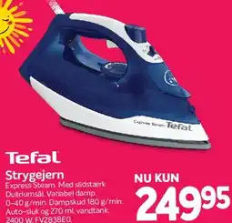 Din Isenkræmmer Tefal Strygejern (blå) tilbud
