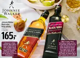 Føtex Johnnie Walker Black Label / Black Ruby whisky tilbud
