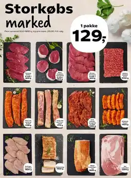 Kvickly Storkøbs marked - 1 pakke 129,- tilbud