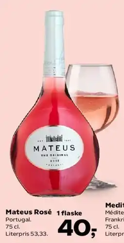 Kvickly Mateus Rosé tilbud