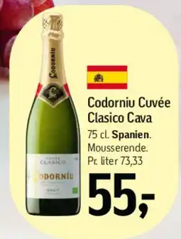 Føtex Codorniu Cuvée Clasico Cava tilbud