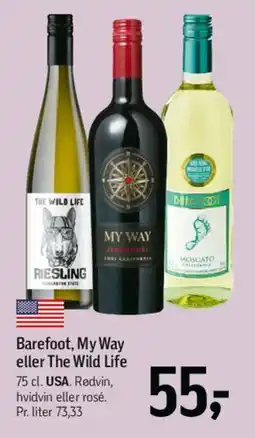 Føtex Barefoot, My Way eller The Wild Life tilbud