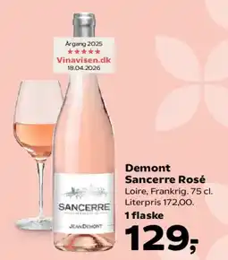 Kvickly Demont Sancerre Rosé tilbud