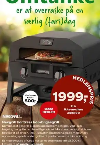 Nexgrill Fortress kombi gasgrill