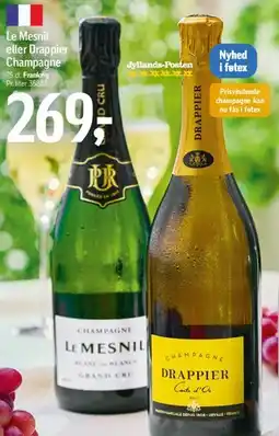 Føtex Le Mesnil eller Drappier Champagne tilbud