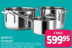 Din Isenkræmmer evatrio - Grydesæt (3 dele) tilbud