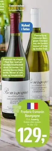 Føtex Frederic Esmonin Bourgogne tilbud