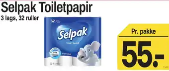 ABC Lavpris Selpak Toiletpapir tilbud