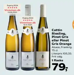 Kvickly Catting Riesling, Pinot Gris eller Pinot Gris Orange tilbud