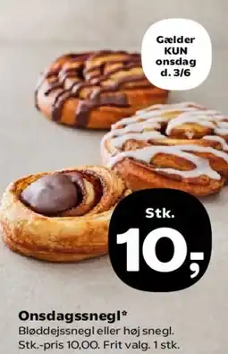 Kvickly Onsdagsnegl tilbud