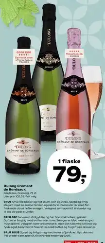 Kvickly Dulong Crémant de Bordeaux tilbud