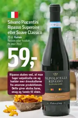 Føtex Silvano Piacentini Ripasso Superiore eller Soave Classico tilbud