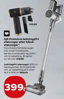 Kvickly Ledningsfri støvsuger / håndstøvsuger tilbud