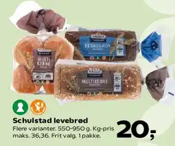 Kvickly Schulstad levebrød tilbud