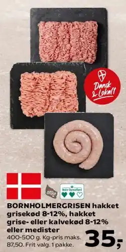 Kvickly Bornholmergrisen hakket tilbud