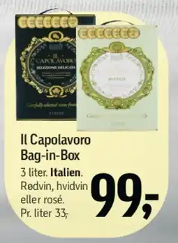 Føtex Il Capolavoro Bag-in-Box tilbud