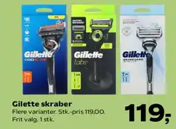 Kvickly Gillette skraber tilbud