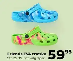 Kvickly Friends EVA træsko tilbud