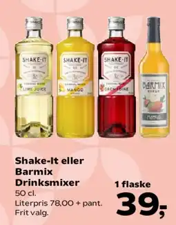 Kvickly Shake-It eller Barmix Drinksmixer tilbud