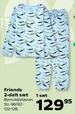 Kvickly Friends 2-delt sæt tilbud