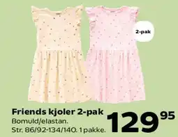 Kvickly Friends kjoler 2-pak tilbud