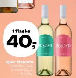 Kvickly Spier Moscato tilbud