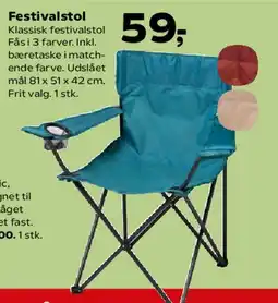 Kvickly Festivalstol tilbud