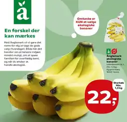 Kvickly Änglamark økologiske bananer tilbud