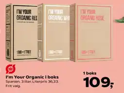 Kvickly I'm Your Organic i boks tilbud