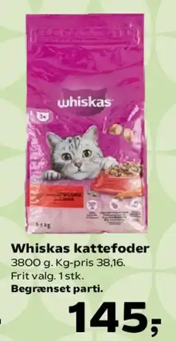 Kvickly Whiskas kattefoder tilbud