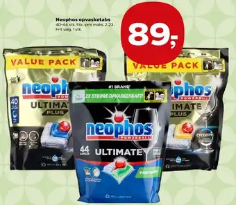 Kvickly Neophos opvasketabs tilbud