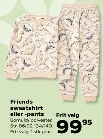 Kvickly Friends sweatshirt eller -pants tilbud
