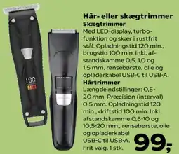 Kvickly Hår- eller skægtrimmer tilbud