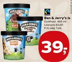 Kvickly Ben & Jerry's (frossen is) tilbud