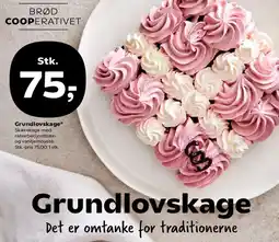 Kvickly Grundlovskage tilbud