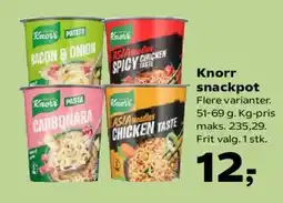 Kvickly Knorr snackpot tilbud