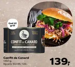 Kvickly Confit de Canard tilbud