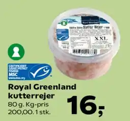 Kvickly Royal Greenland kutterrej tilbud