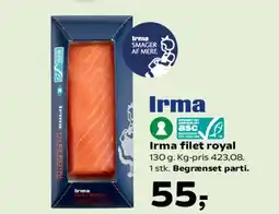 Kvickly Irma filet royal tilbud