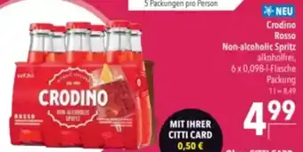 Crodino Rosso Non-alcoholic Spritz