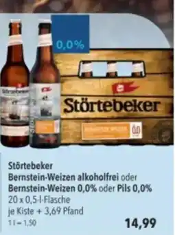 Citti Störtebeker Bernstein-Weizen alkoholfrei oder Bernstein-Weizen 0,0% oder Pils 0,0% tilbud